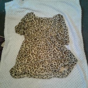 Animal print dress